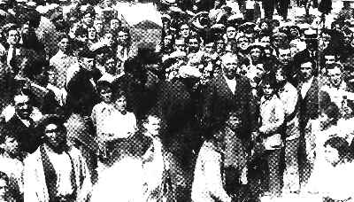 Foto del entierro dl torero Agust&iacute;n garc&iacute;a Malla